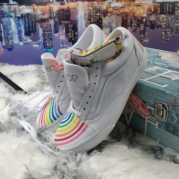 Vans old skool flour shop rainbow 🌈 - Picture 2 of 12